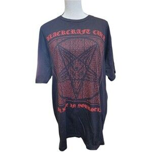 Blackcraft Cult Baphomet Pentagram Tee Size Large Goth Horror
